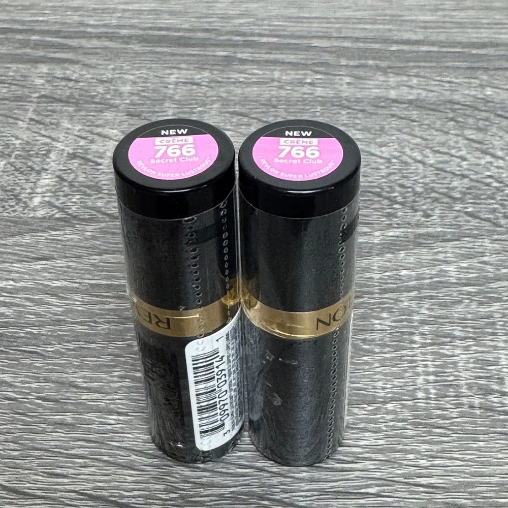 Revlon Super Lustrous Lipstick 766 Secret Club Creme Lot of 2 New Sealed